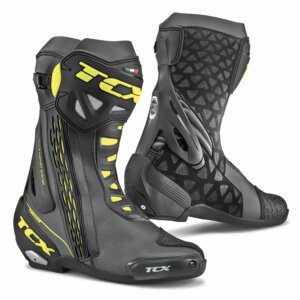 TCX RT-Race Track Day/Road-Racing Boot Black/Fluoro YEllow