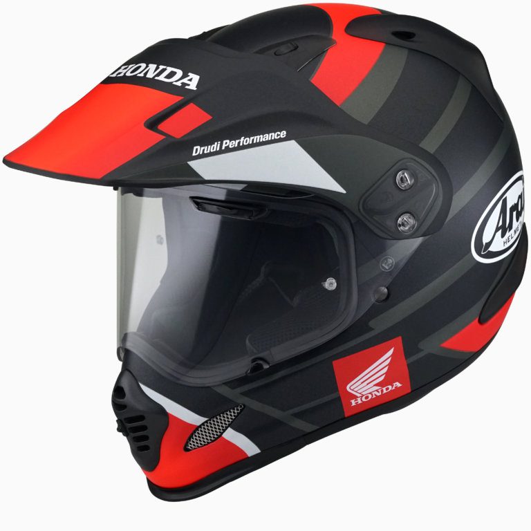 ARAI XD4 Honda Africa Twin Wing Black Dual Sport Adventure Helmet ...