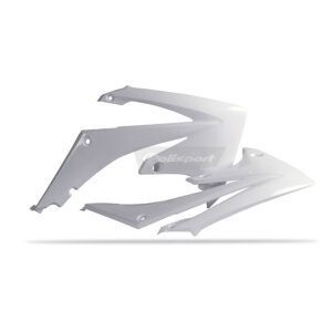 RADIATOR PLATES CRF 2010 WHITE [B7]