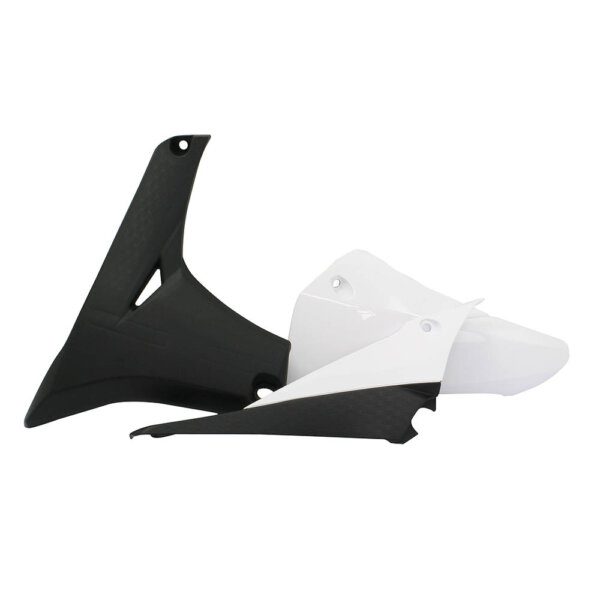 RADIATOR PLATES YAM YZ450F 10-12 WHITE/BLACK CTN [B1] - Image 1