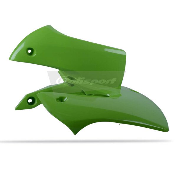 RADIATOR PLATES KX KLX RM DRZ GREEN05 [B6] - Image 1