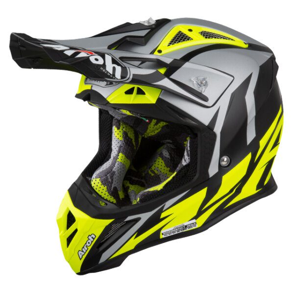 AIROH AVIATOR 2.3 AMSS  'Great' Yellow Matt - Image 1