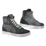 TCX STREET ACE AIR HOT CLIMATE COMMUTING SNEAKER, PERFORATED LEATHER VINTAGE LOOK ANTHRACITE