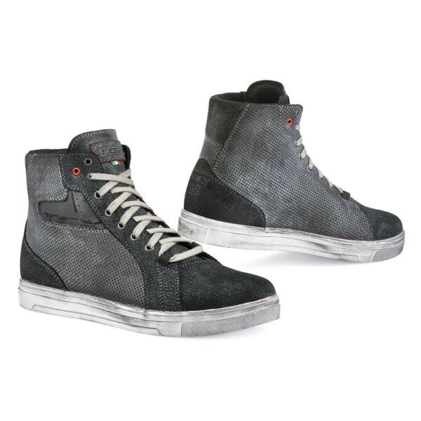 TCX STREET ACE AIR HOT CLIMATE COMMUTING SNEAKER, PERFORATED LEATHER VINTAGE LOOK ANTHRACITE - Image 1