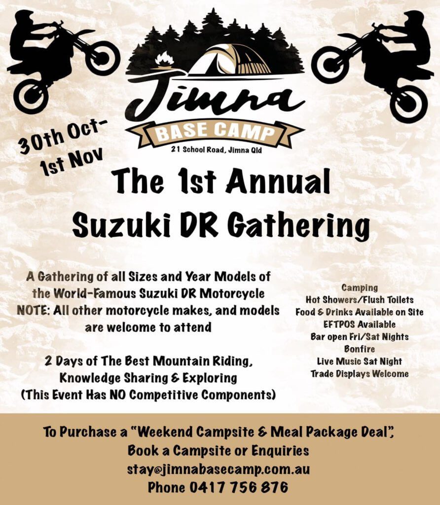 the 1st Annual Suzuki DR Gathering