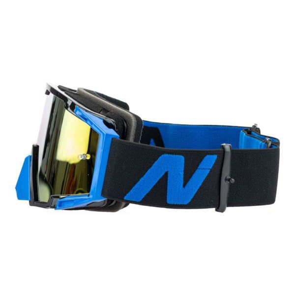 NITRO NV-100 MX GOGGLES - BLUE BLACK SIDE