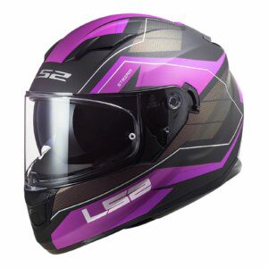 LS2FF320MERMPTM LS2 FF320 Stream Evo Helmet - Matte Purple/Titanium
