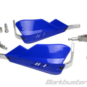 Barkbusters JET Handguard – Two Point Mount (Straight 22mm) Blue