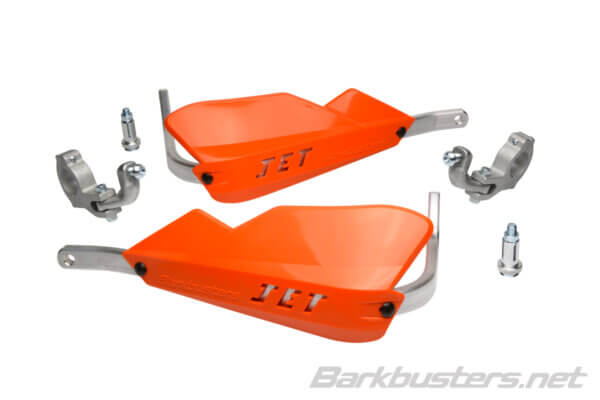 Barkbusters JET Handguard – Two Point Mount (Tapered) Orange