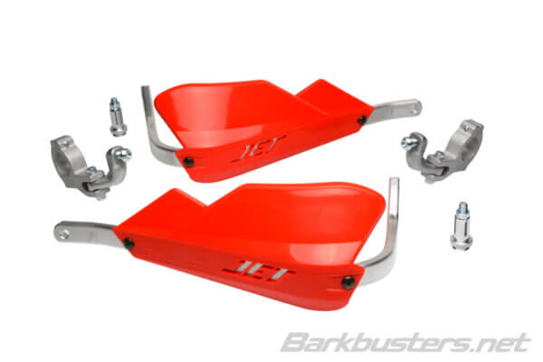 Barkbusters JET Handguard – Two Point Mount (Tapered) Red