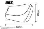 BBZ-001-01-BK Barkbusters BBZ Fabric Handguard - Multi Fit - built for BLIZZARD conditions BBZ-001