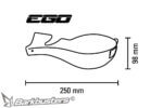 Barkbusters EGO Mini Handguard – Two Point Mount (Straight 22mm) EGO-004