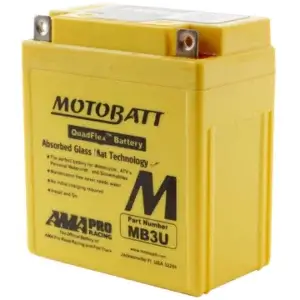 Motobatt Quadflex 12V Battery MB3U