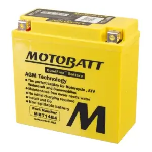 Motobatt Quadflex 12V Battery MBT14B4