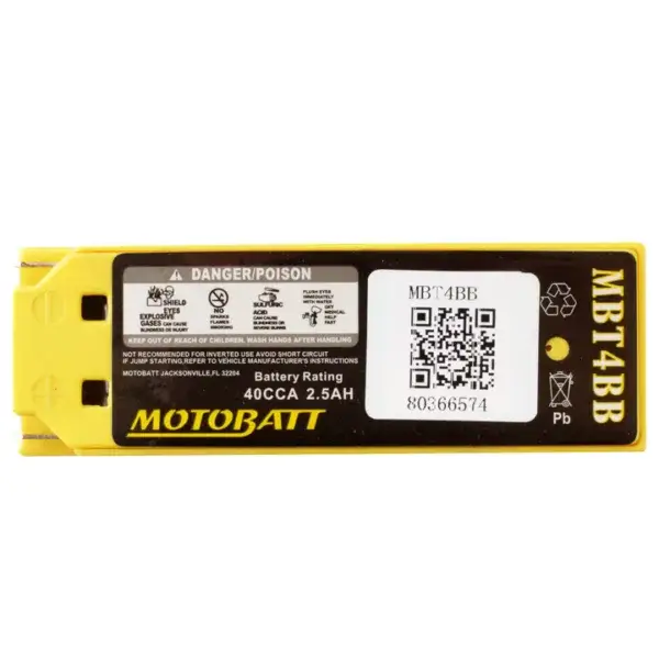 Motobatt Quadflex 12V Battery MBT4BB
