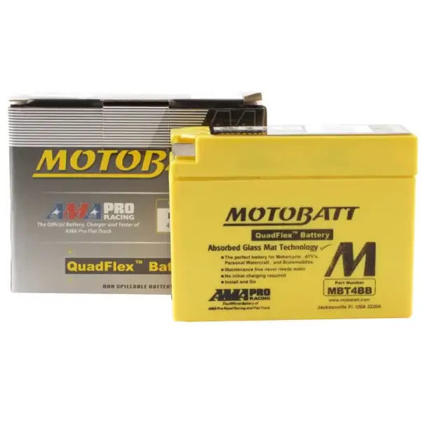 Motobatt Quadflex 12V Battery MBT4BB