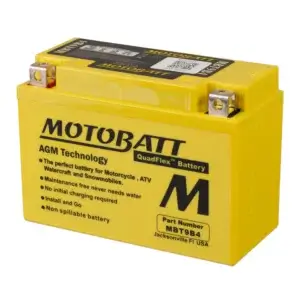 Motobatt Quadflex 12V Battery MBT9B4