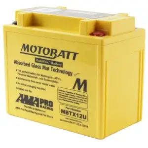 Motobatt Quadflex 12V Battery MBT12U