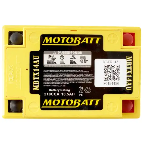 Motobatt Quadflex 12V Battery MBTX14AU