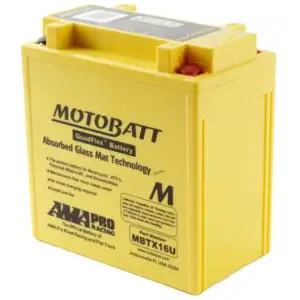 Motobatt Quadflex 12V Battery MBTX16U
