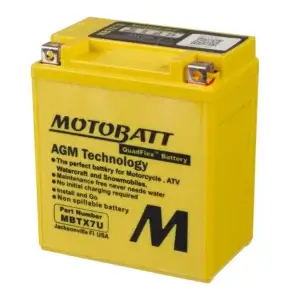 Motobatt Quadflex 12V Battery MBTX7U