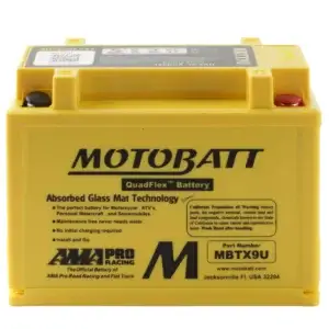 Motobatt Quadflex 12V Battery MBTX9U
