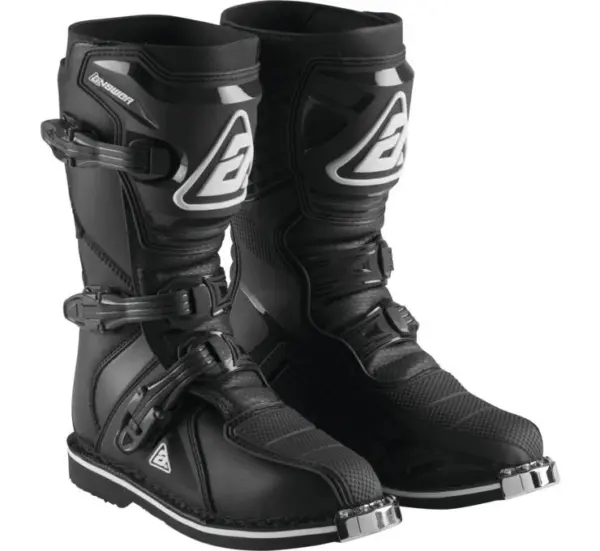 Answer AR1 Youth Race Boots - Black - Youth Size 4 0410-2304-0104